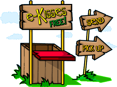 E-Kissing Booth: Send and pickup FREE e-kisses